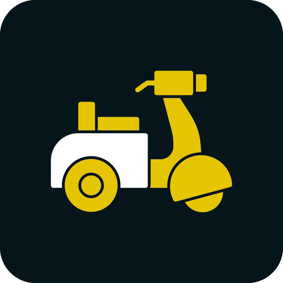 diseño de icono de vector de scooter