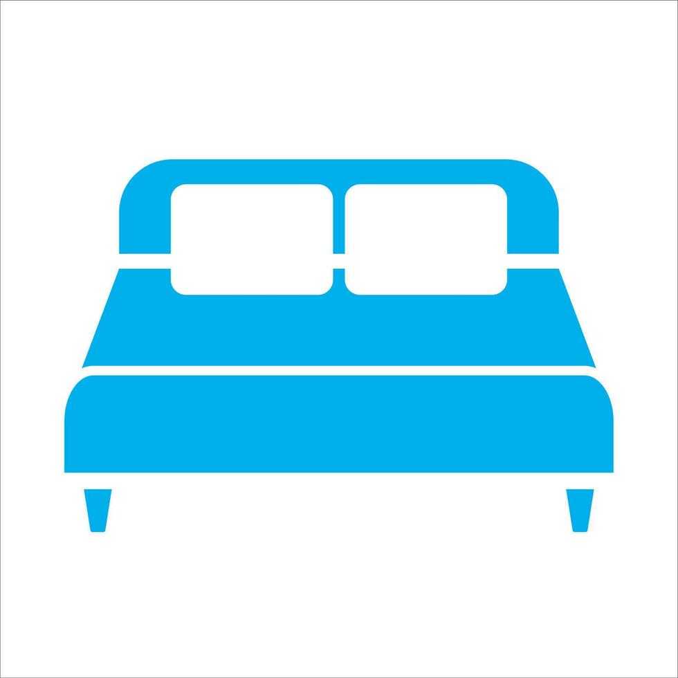 bed icon vector illustration symbol