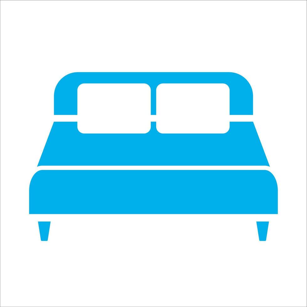 cama icono vector ilustración símbolo