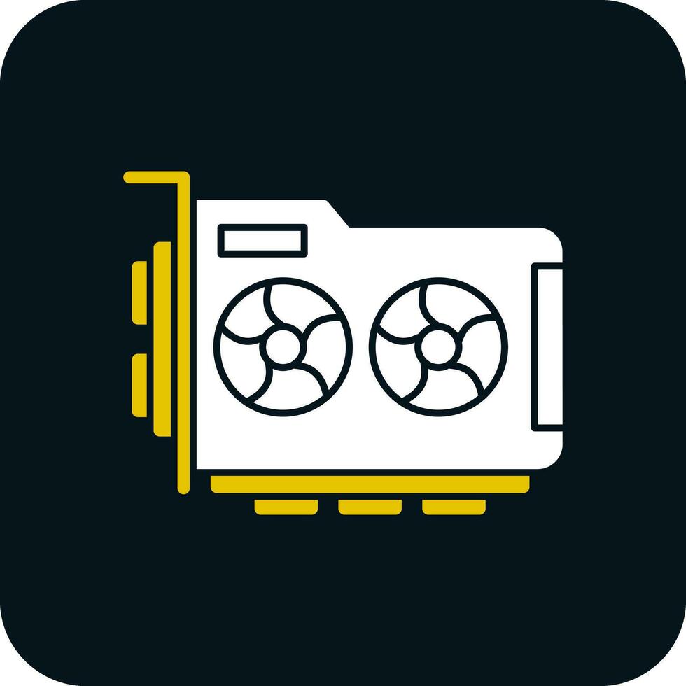 Graphic Card Vector Icon Design
