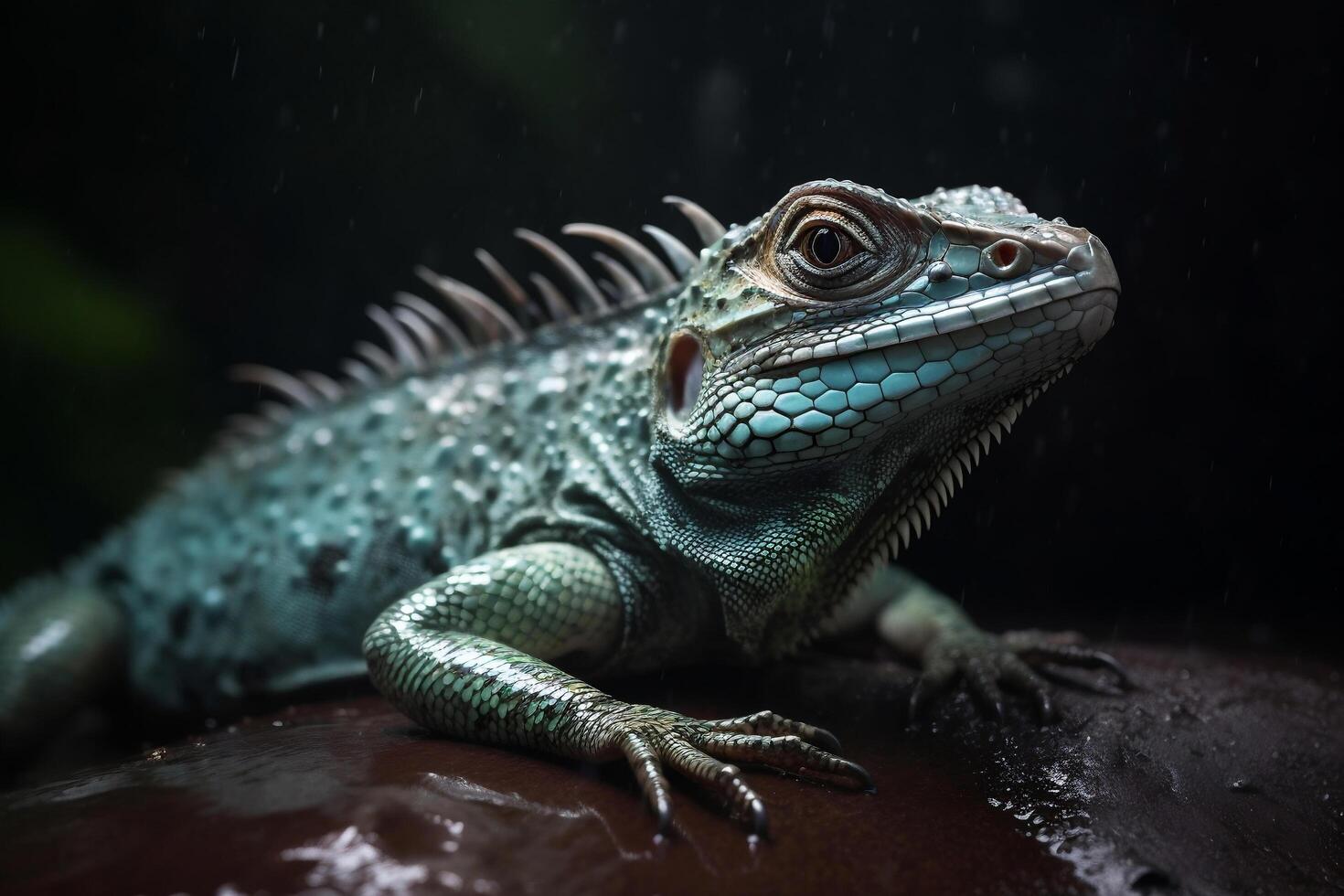 Chinese water dragon generative ai photo