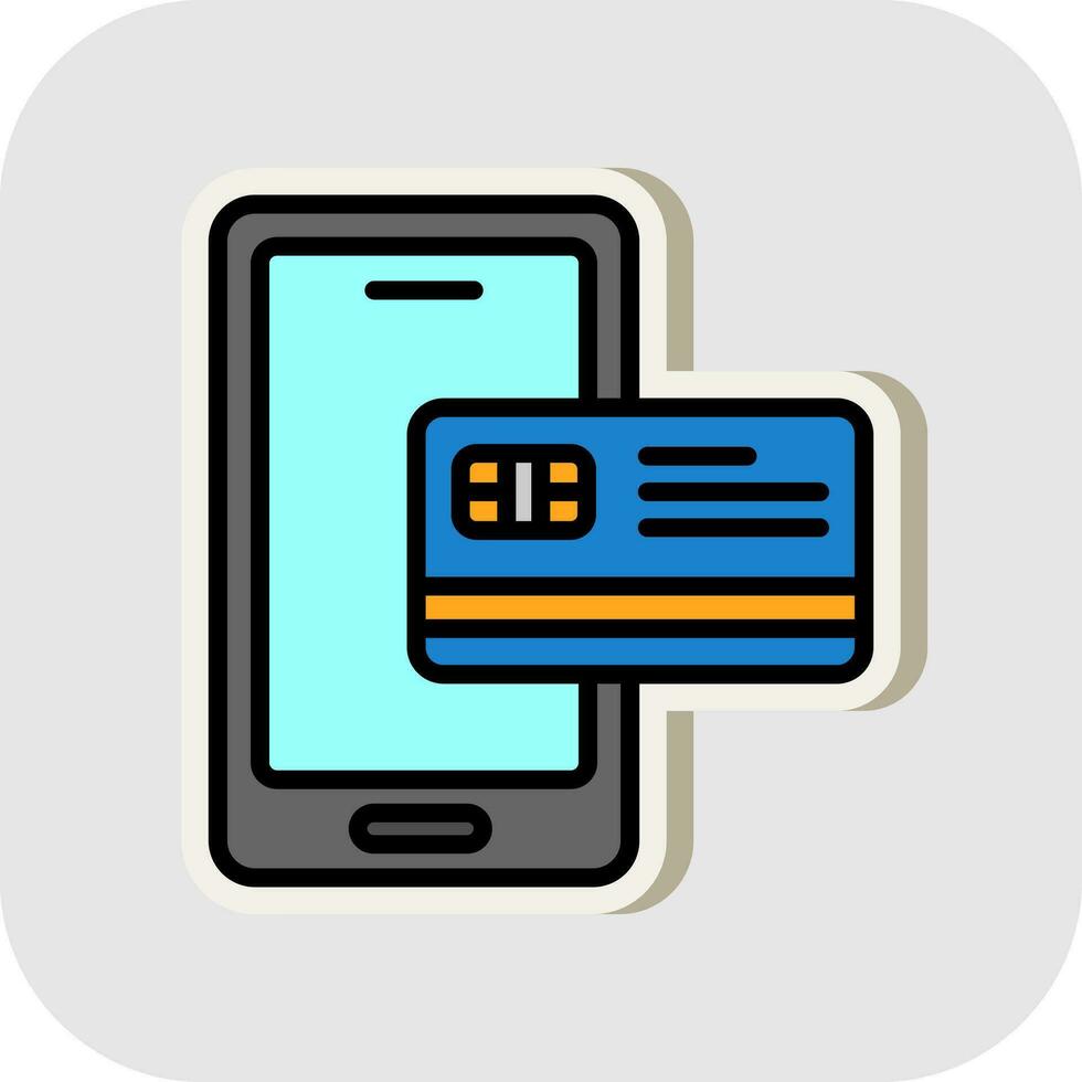 Mobile Payment Vector Icon Design