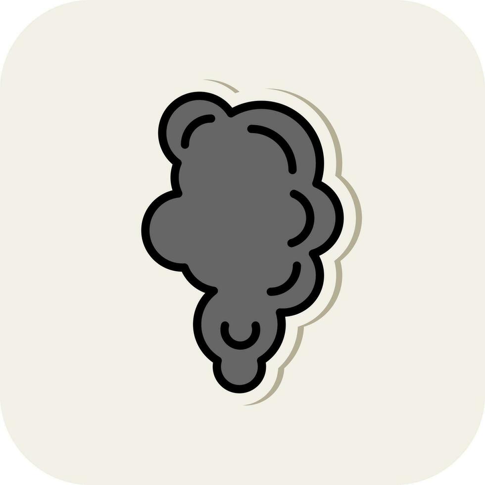 diseño de icono de vector de humo