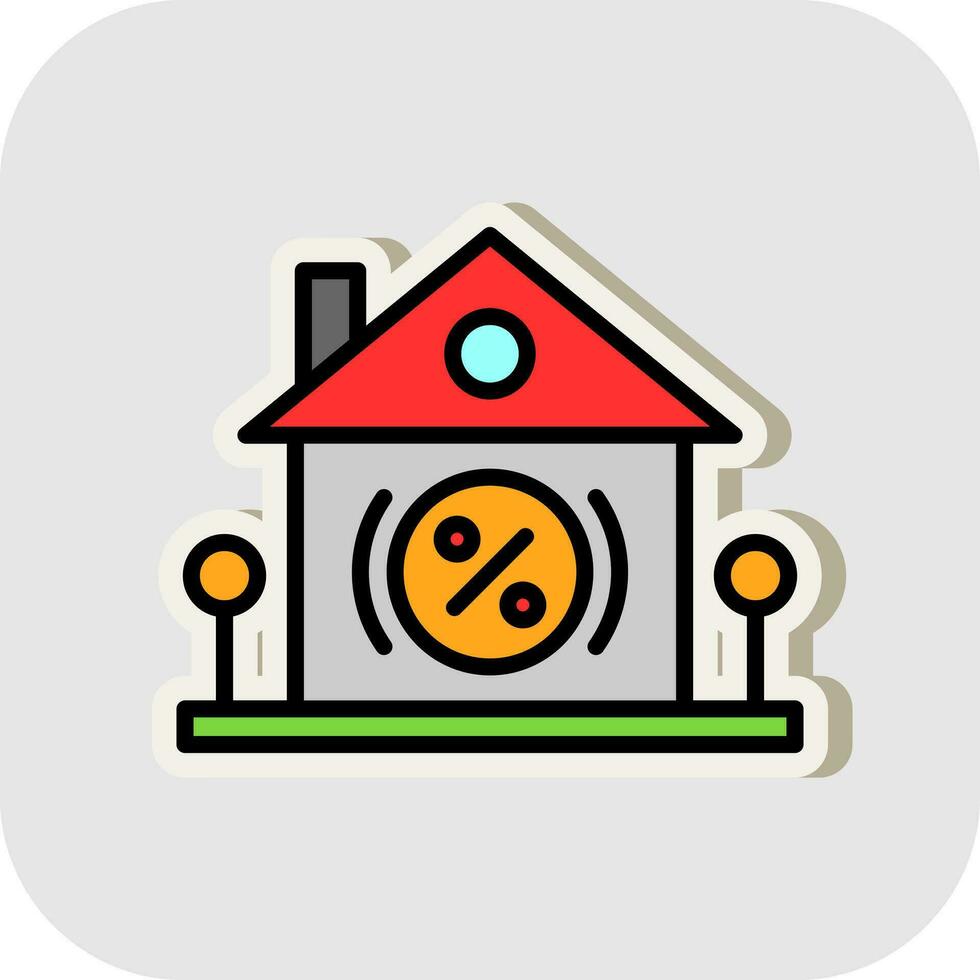 casa préstamo vector icono diseño