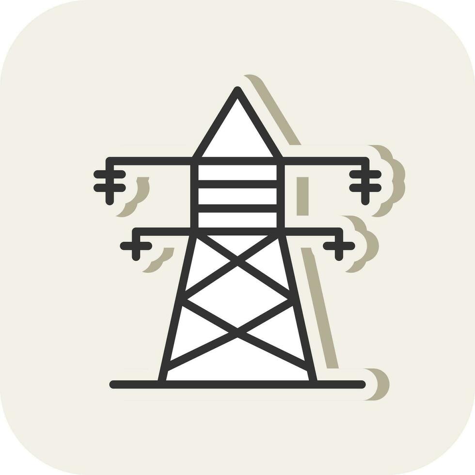 diseño de icono de vector de torre