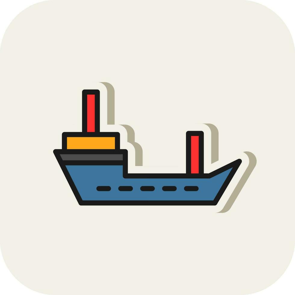 diseño de icono de vector de barco