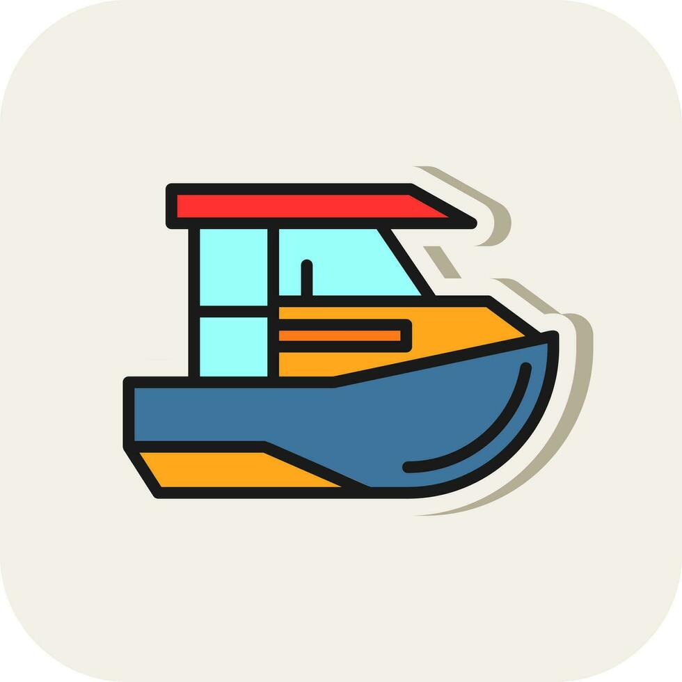 Boat Vector Icon Design