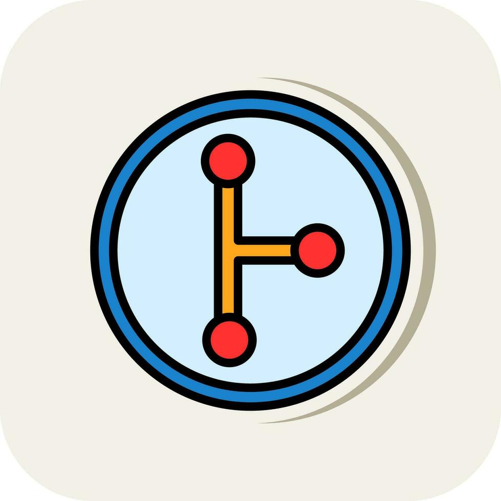 Merge Vector Icon Design