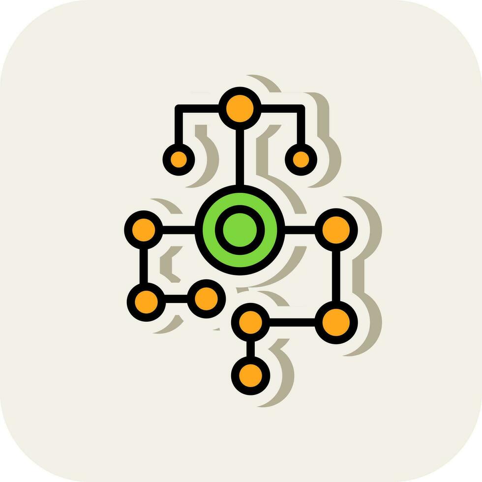 Mind Map Vector Icon Design