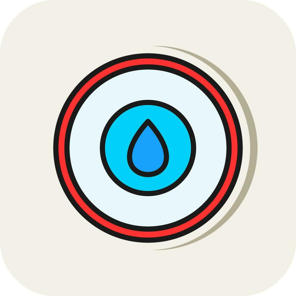 gota de agua vector icono diseño