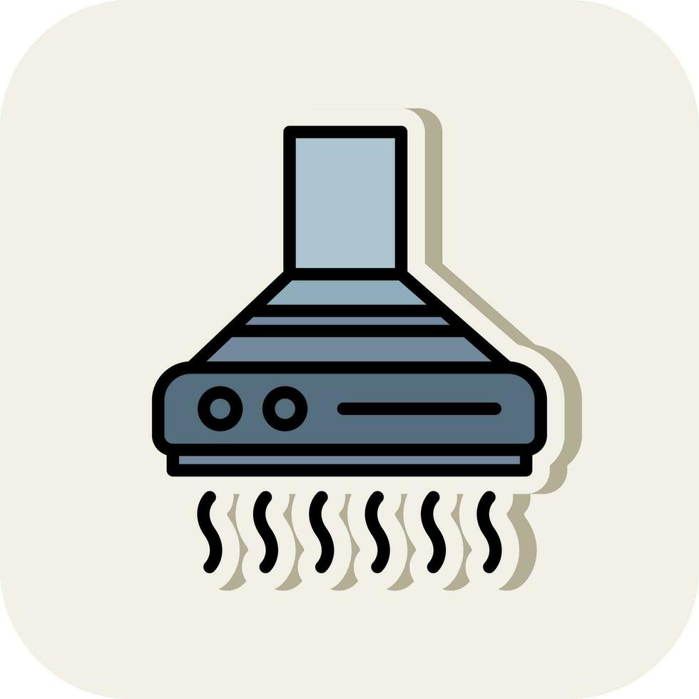 Extractor Hood Vector Icon Design