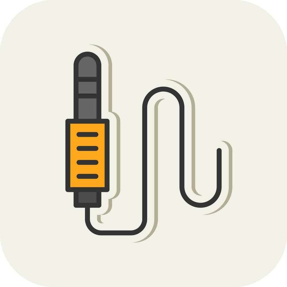 Audio Jack Vector Icon Design