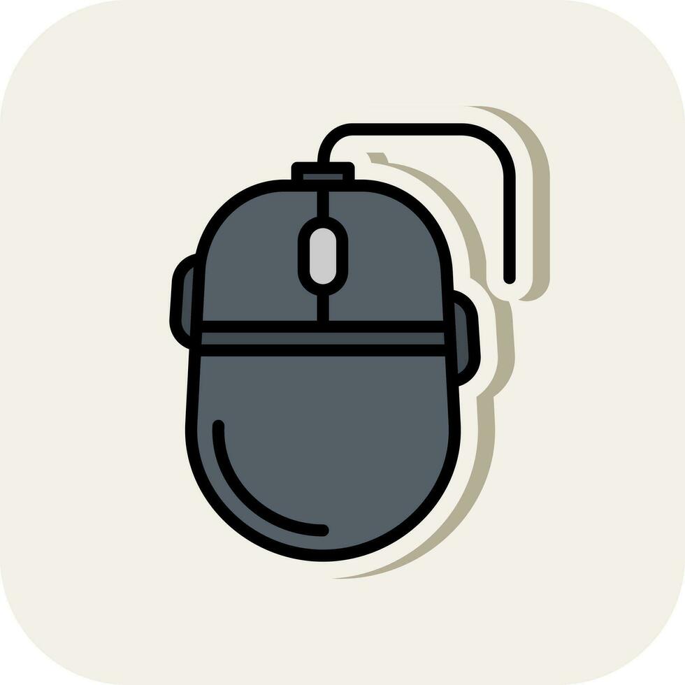 Computer Mouse Vector Icon Design