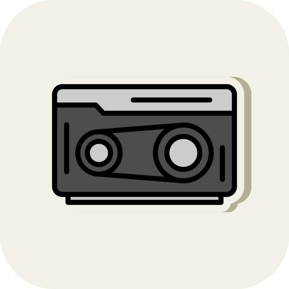 Cassette Vector Icon Design