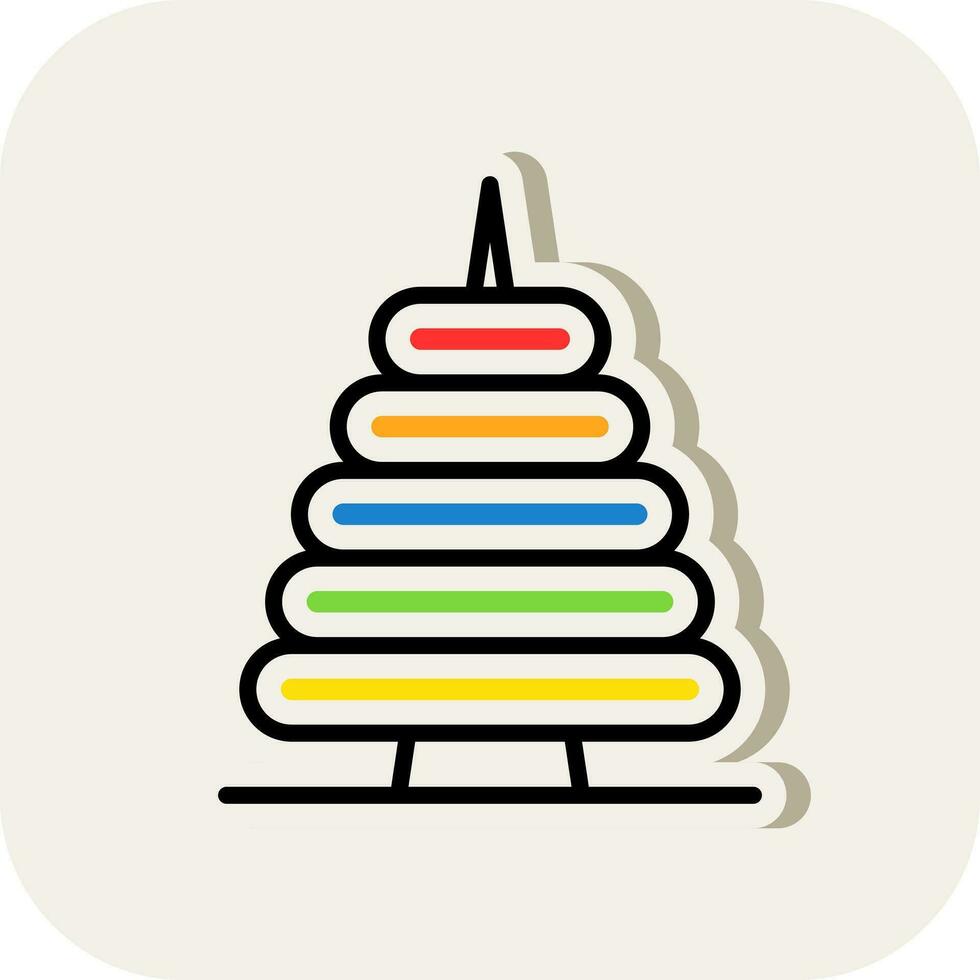 Rings Vector Icon Design