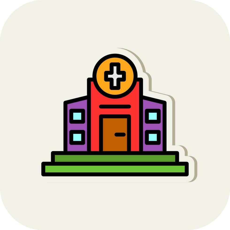 Hospital Vector Icon Design