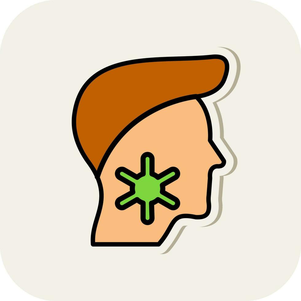 Throat Infection Vector Icon Design