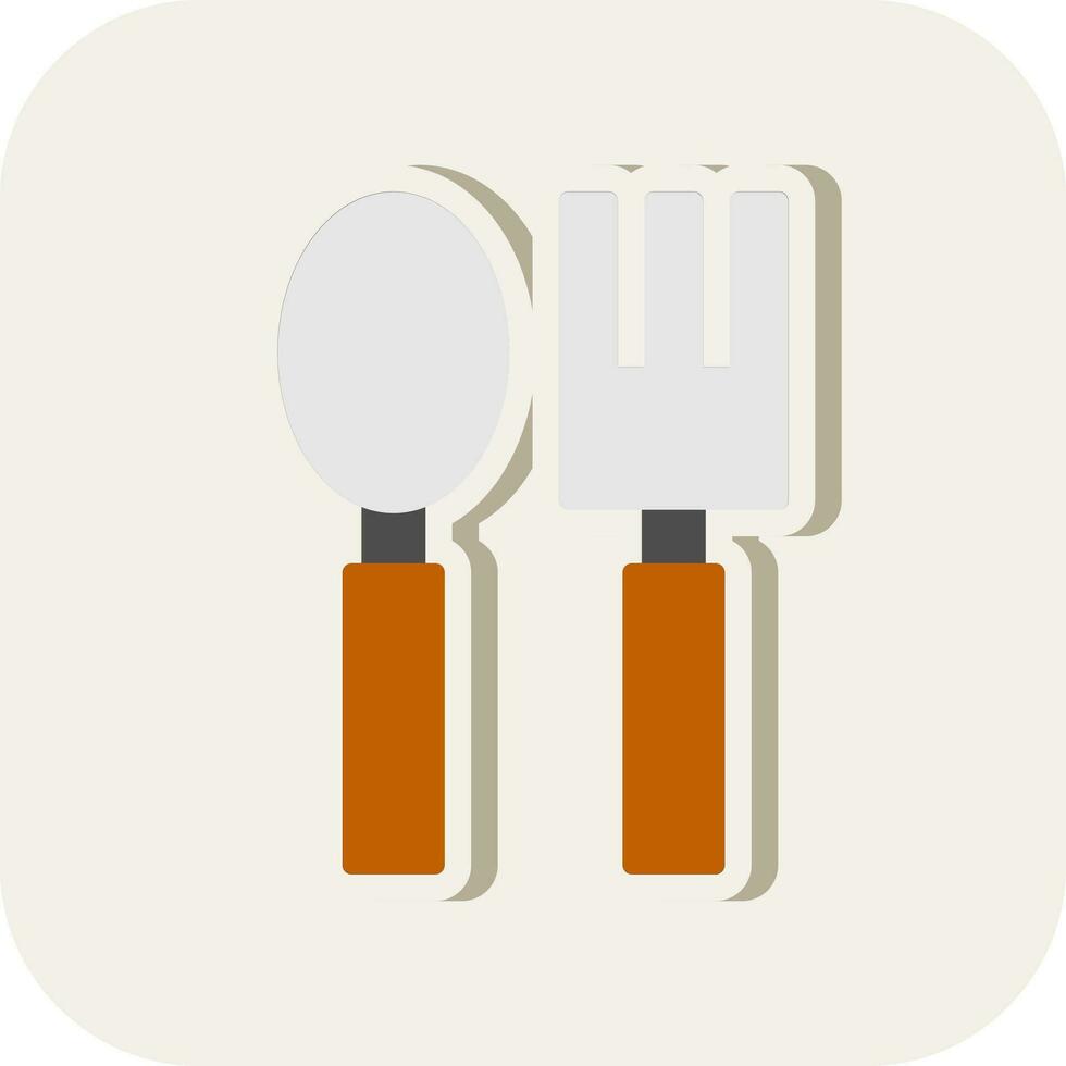 Baby Cutlery Vector Icon Design