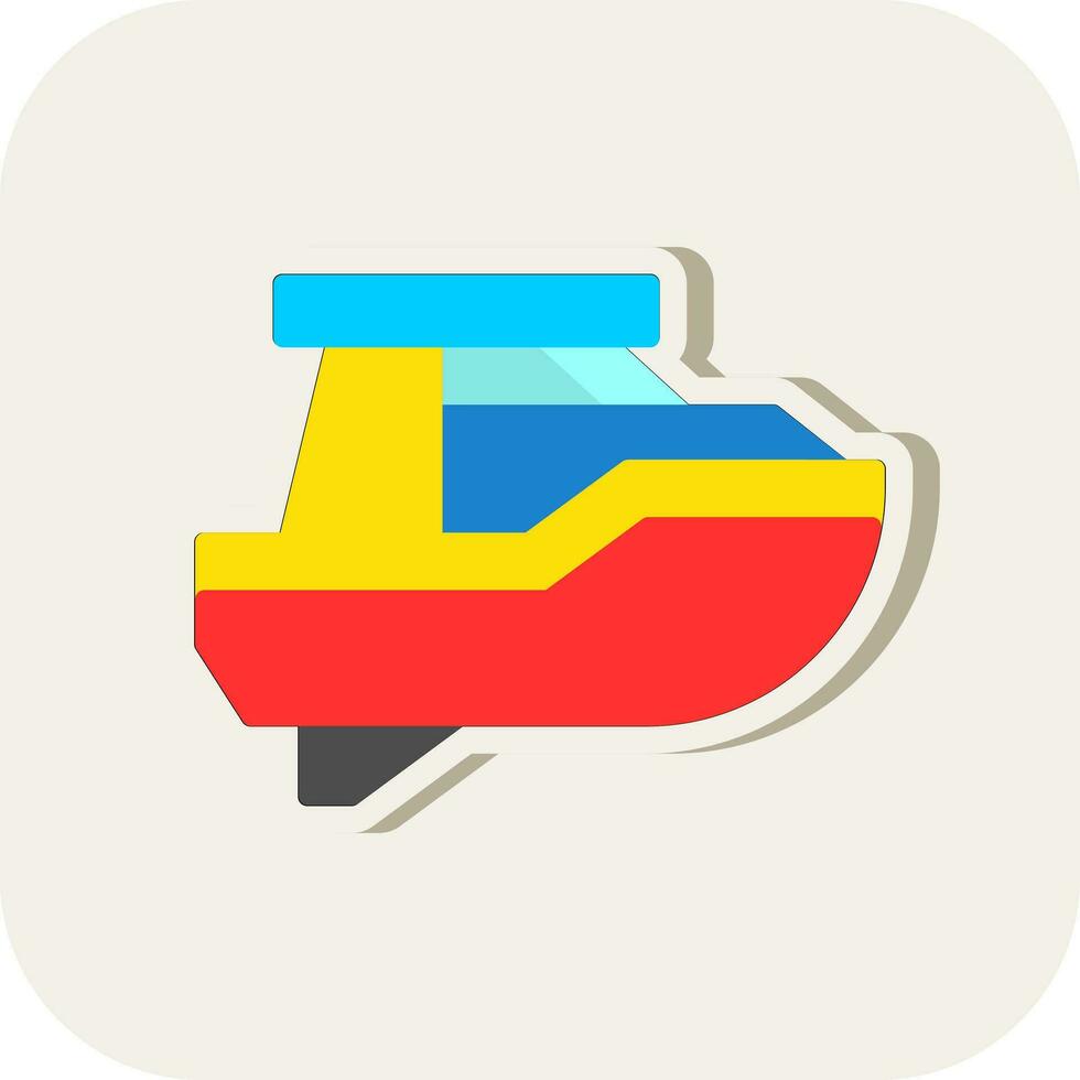 Boat Vector Icon Design