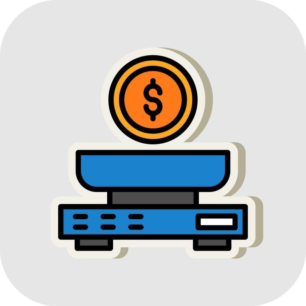 diseño de icono de vector de peso