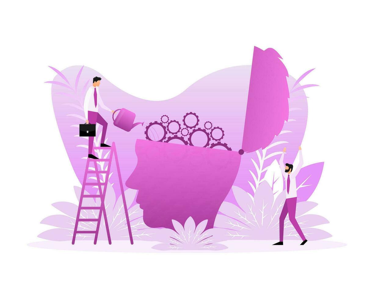 Creative concept idea. Creative vector illustration. Team work concept