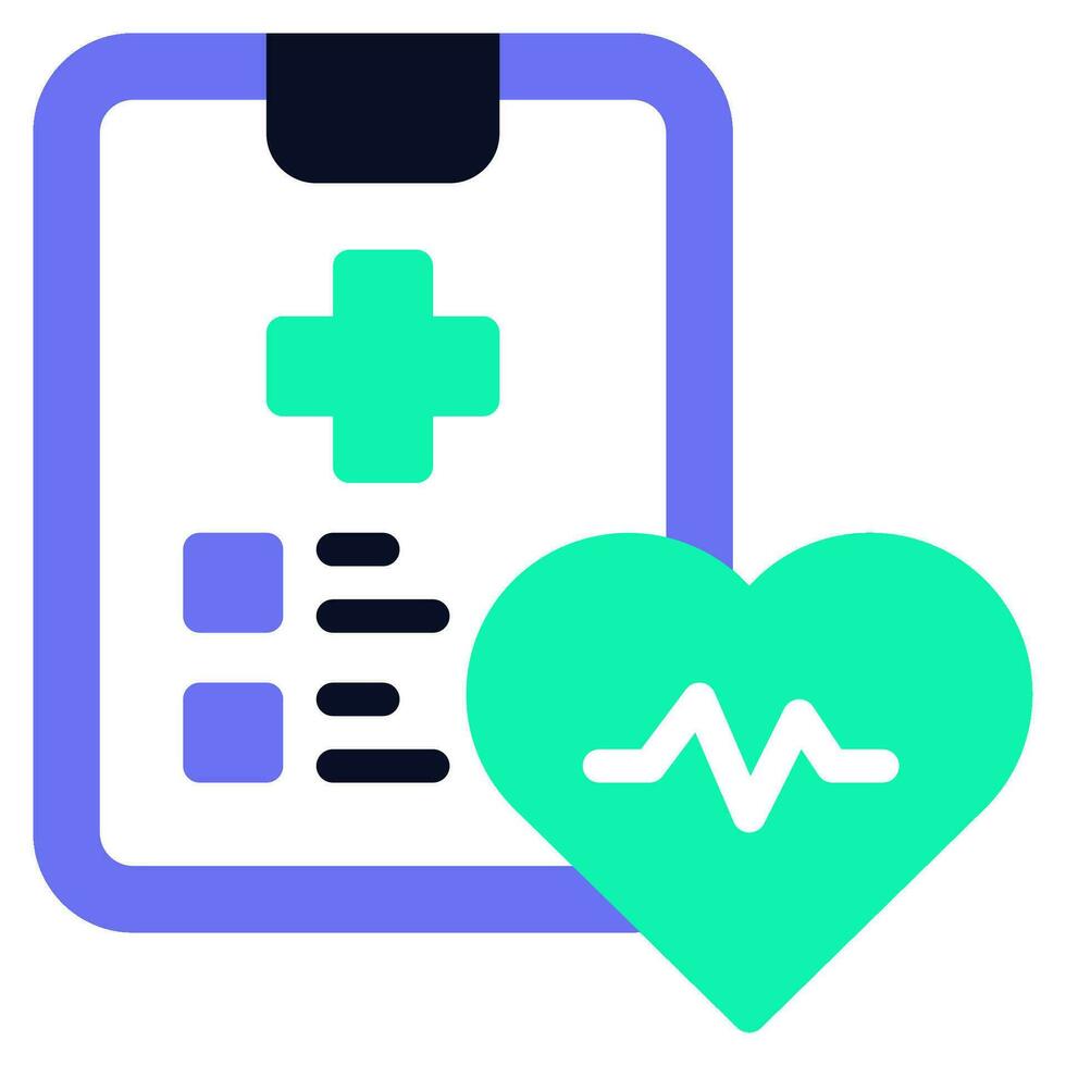 Health Data Analysis Icon vector