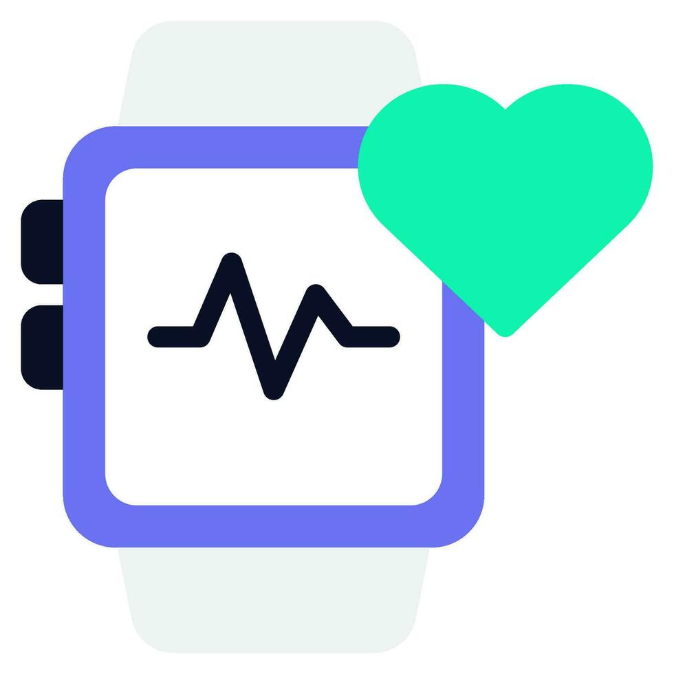 Wearable Health Tracker Icon vector