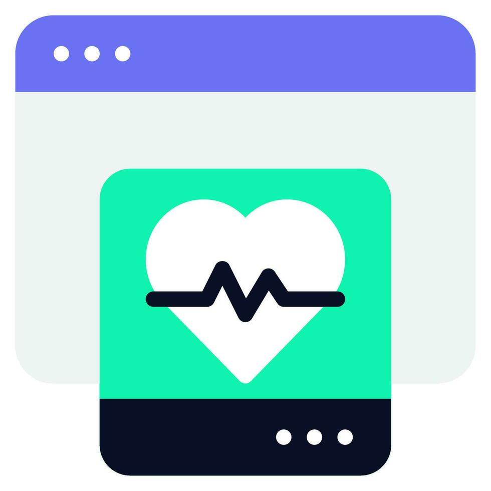 Remote Patient Monitoring Icon vector