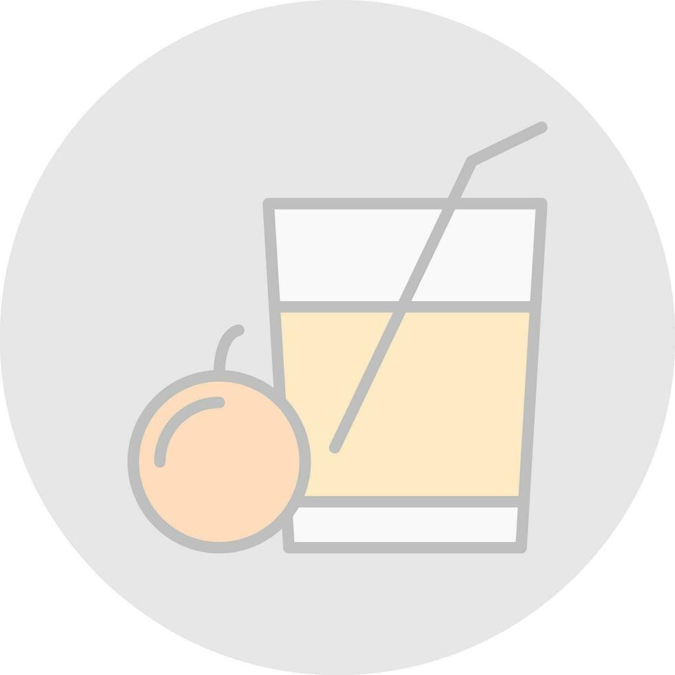 limón jugo vector icono diseño