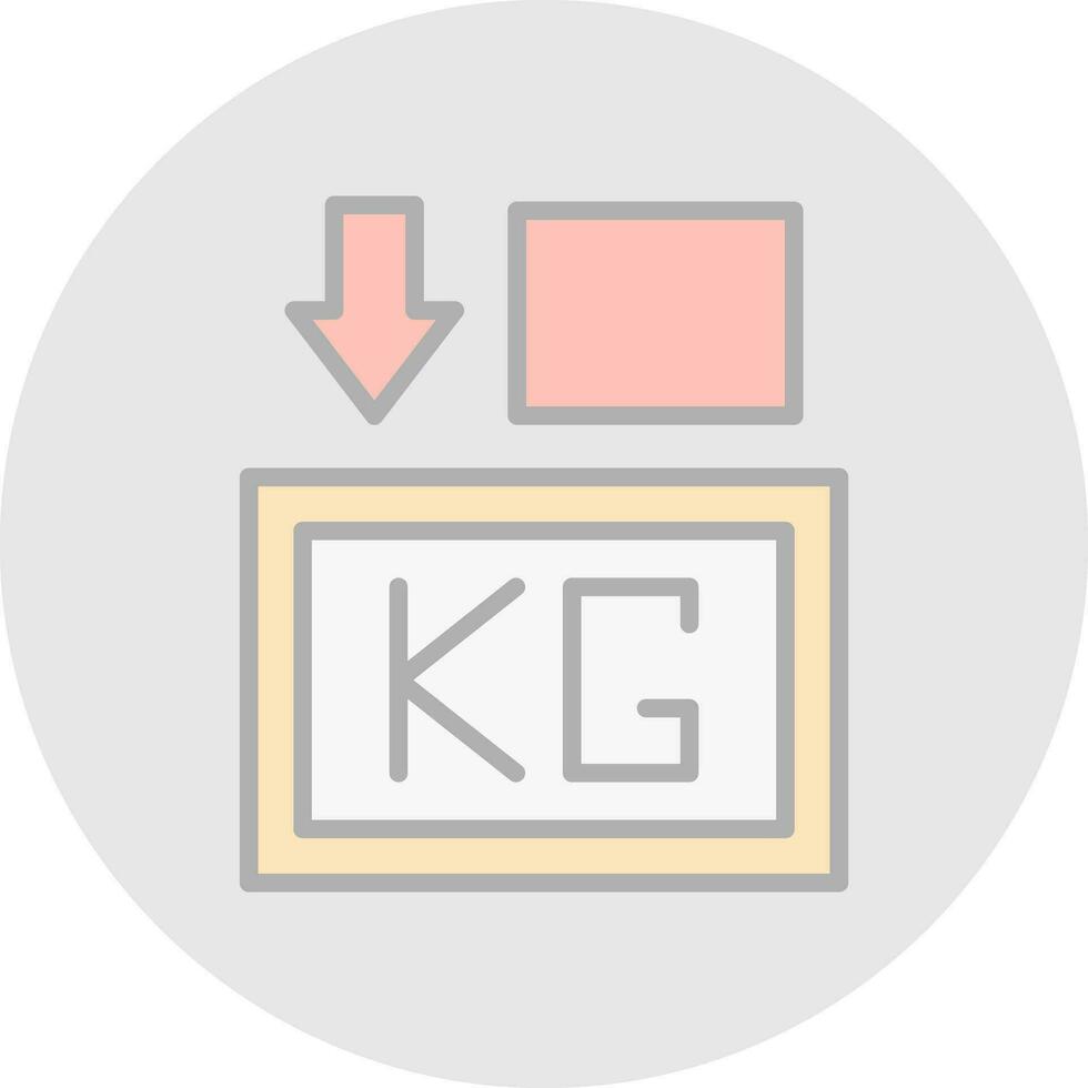 Weight Vector Icon Design