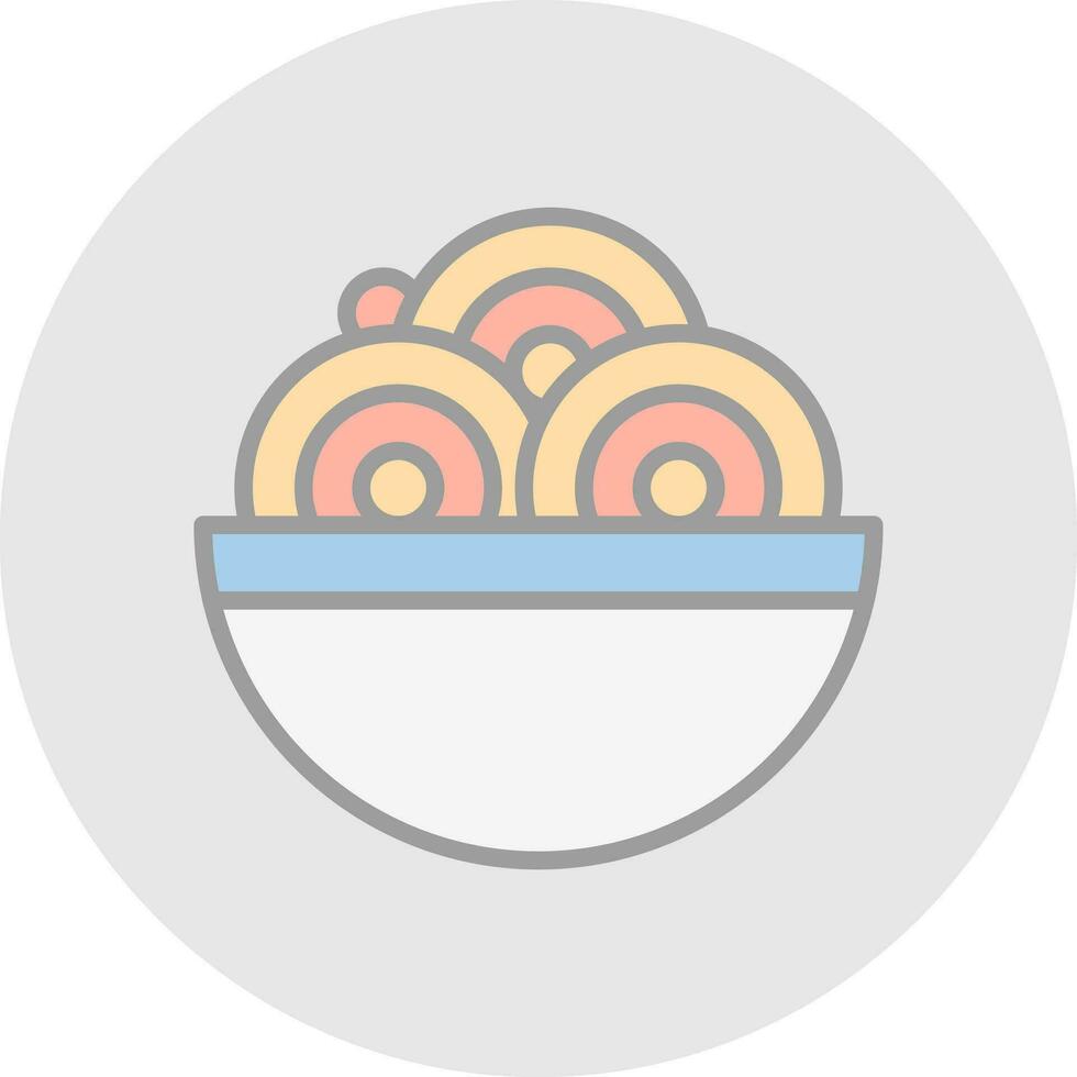 Pasta Vector Icon Design