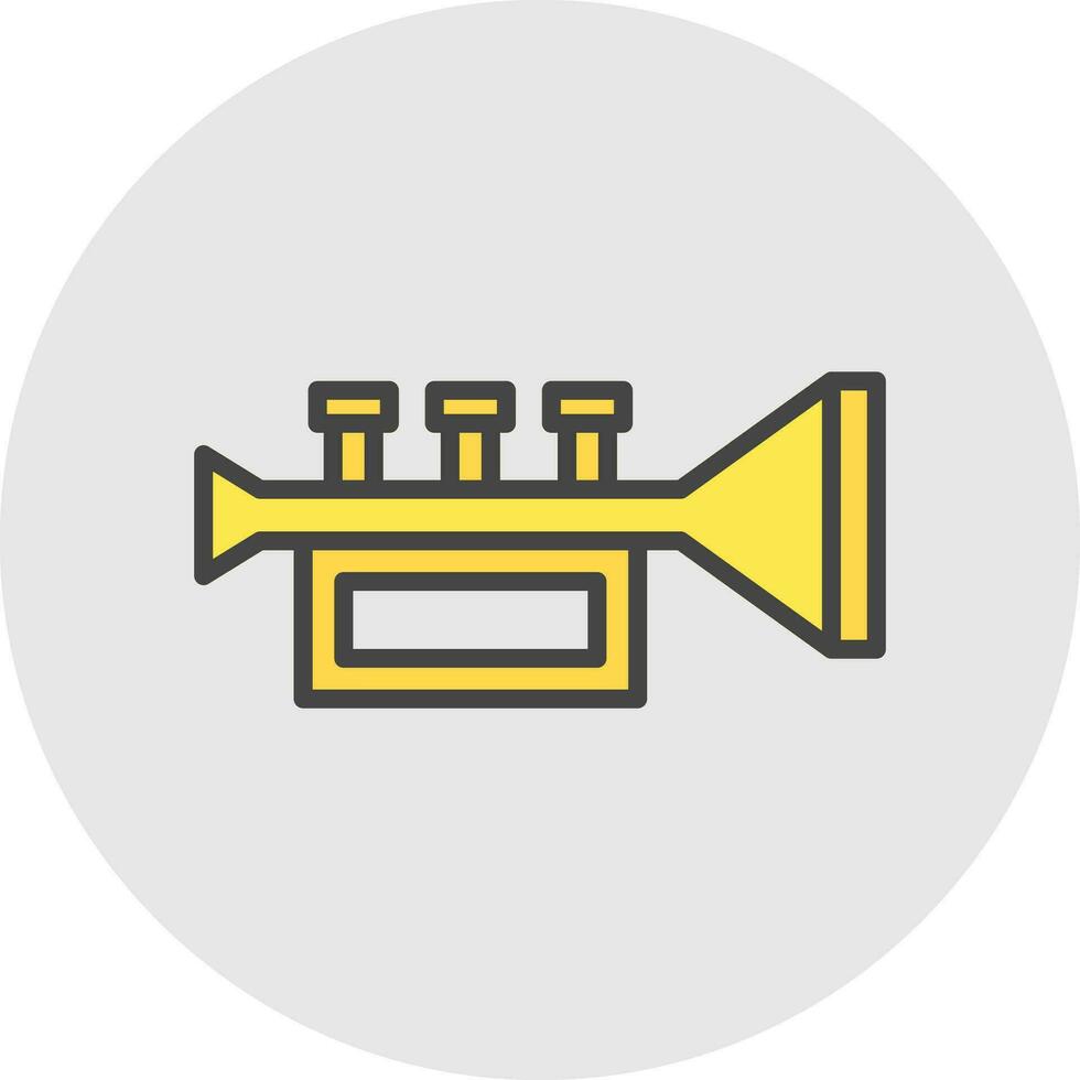 Trumpet Vector Icon Design