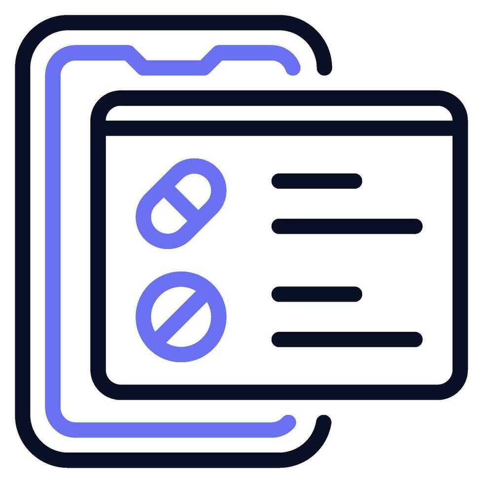 Electronic Health Record Icon vector