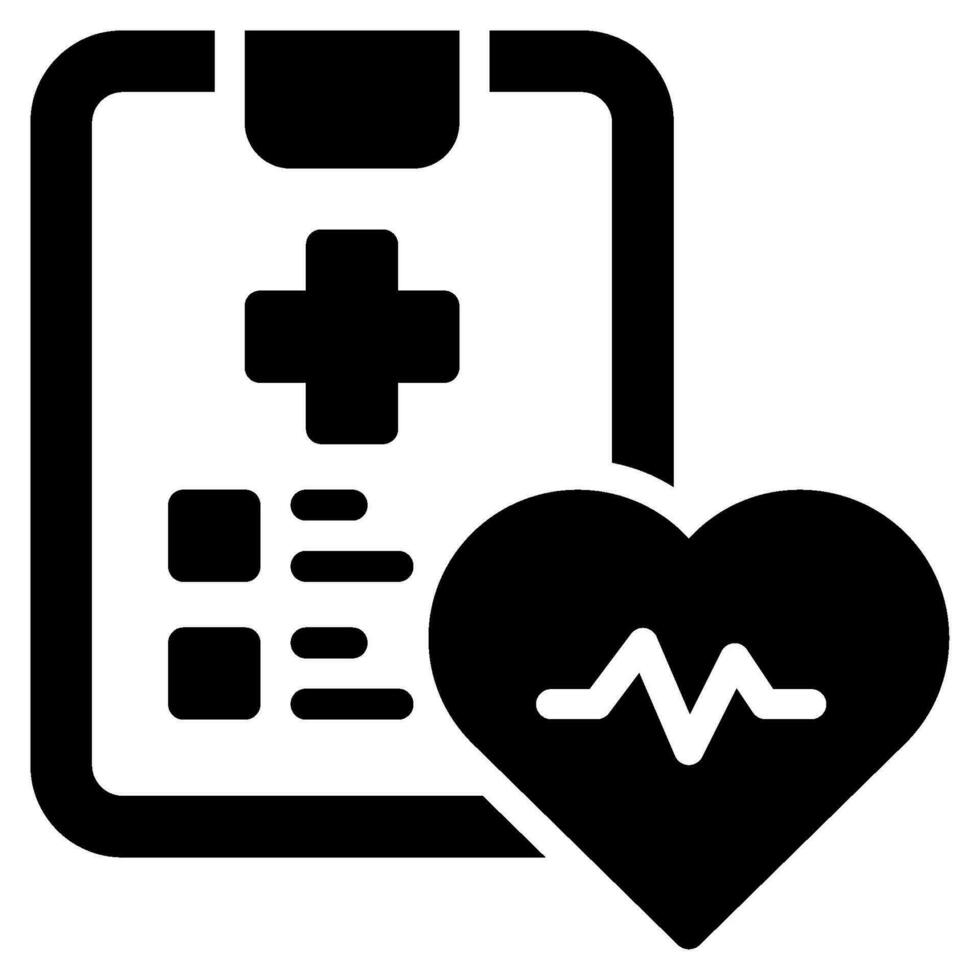 Health Data Analysis Icon vector