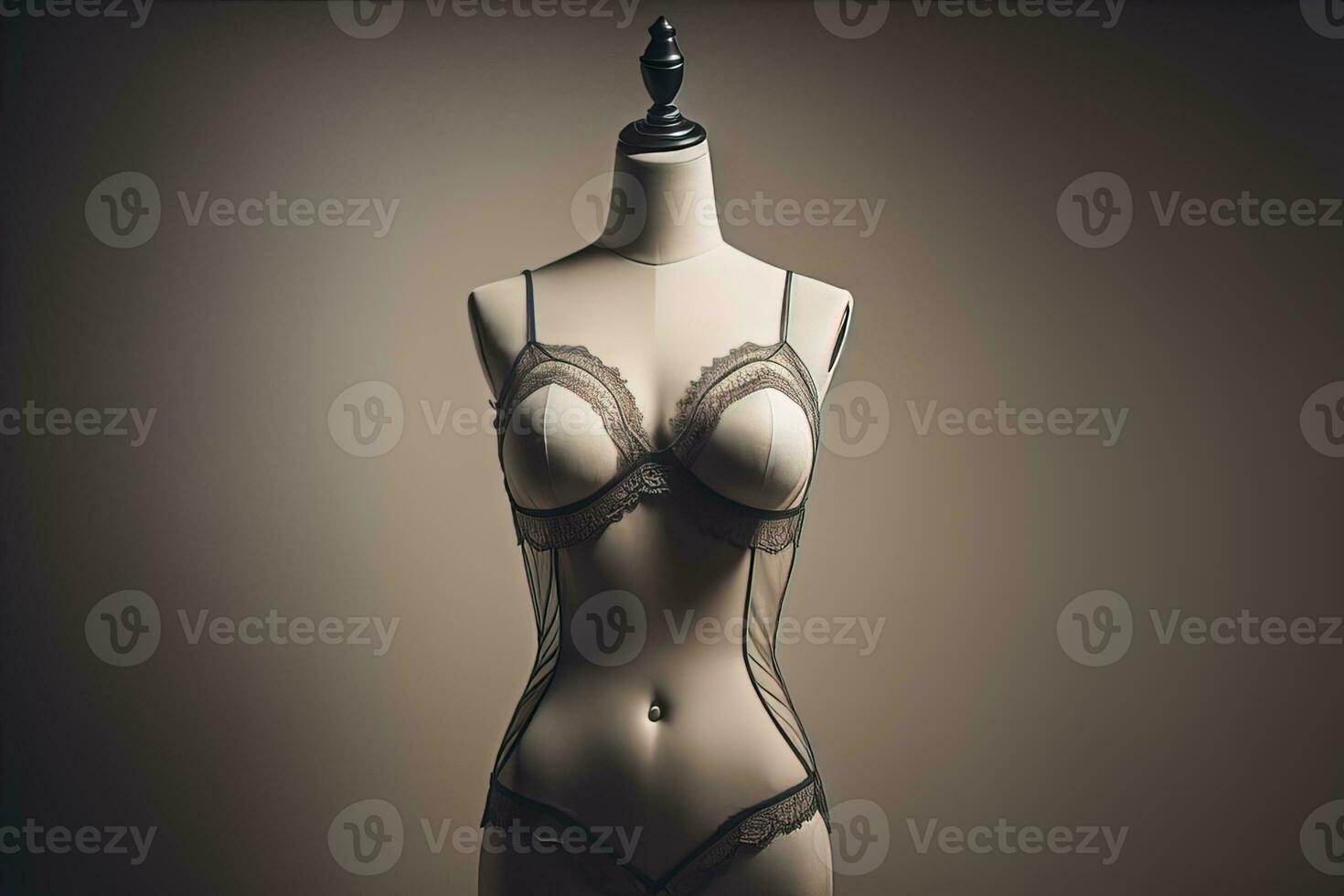Sensual lingerie on a mannequin. ai generative photo
