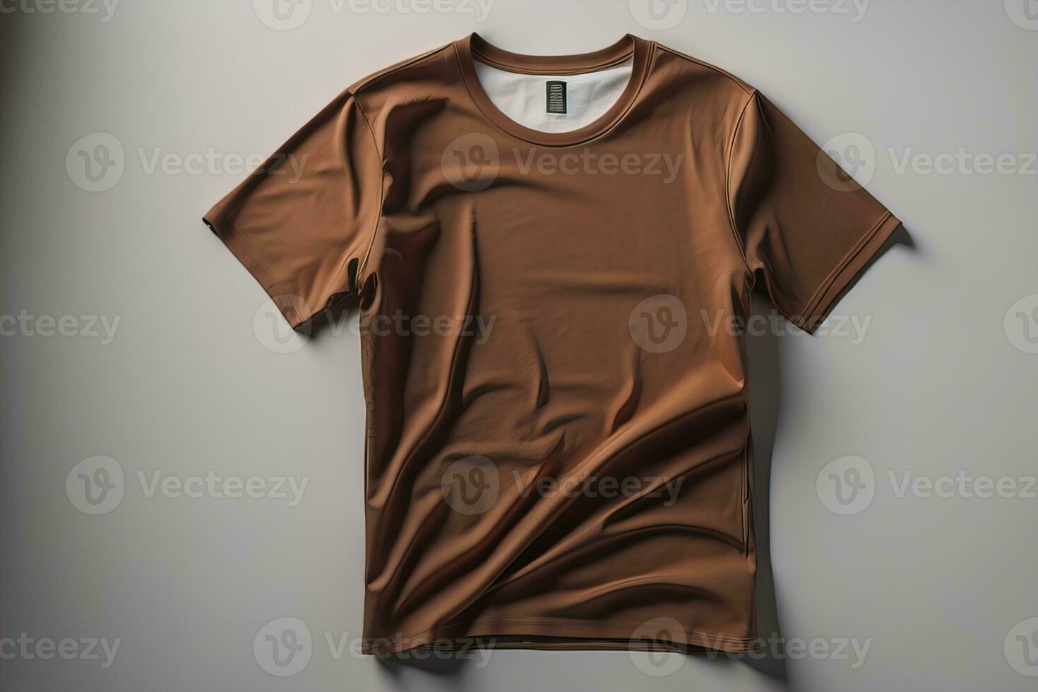 Colorful t-shirts in front of dark background. ai generative photo
