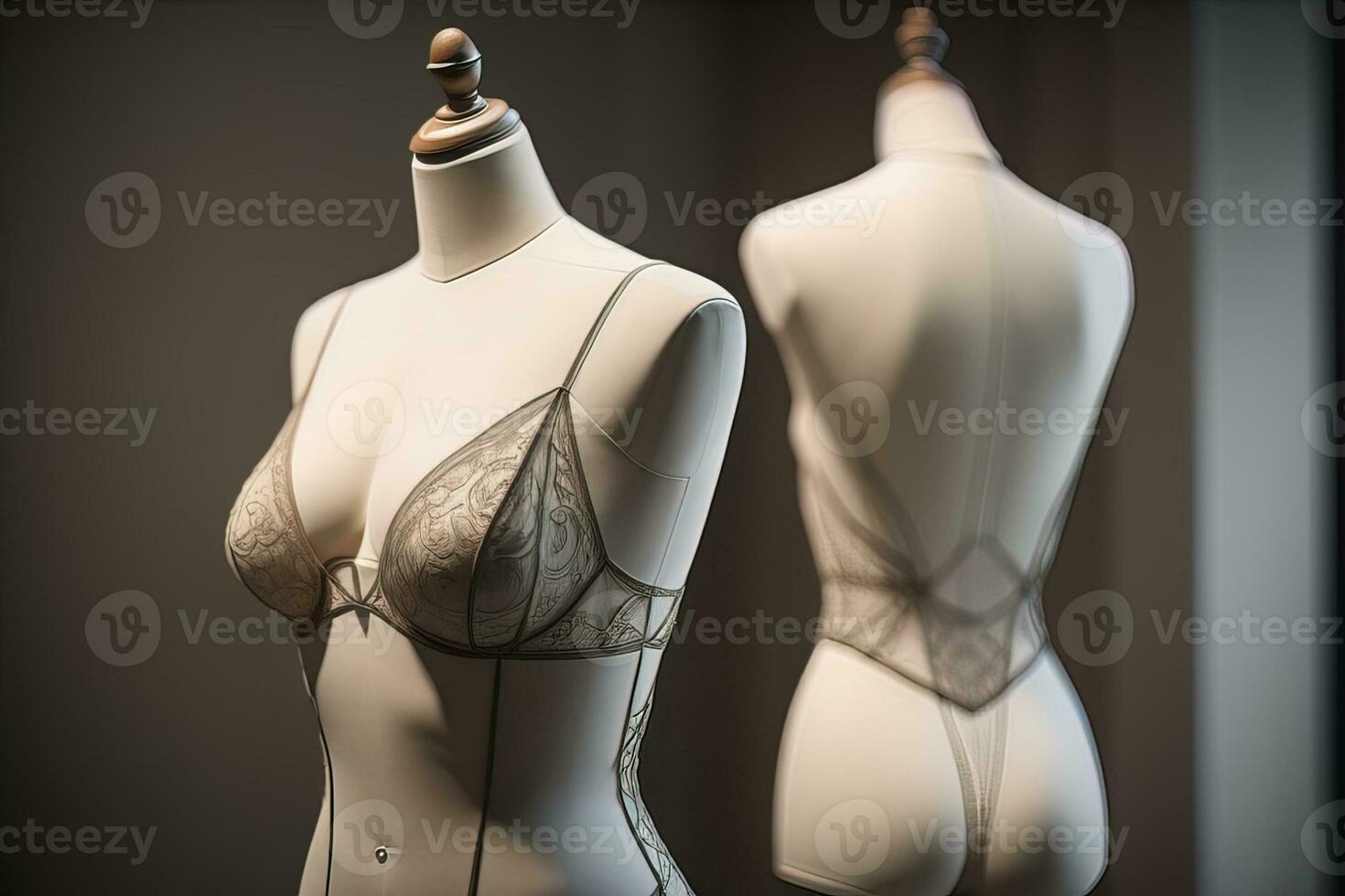 Sensual lingerie on a mannequin. ai generative photo