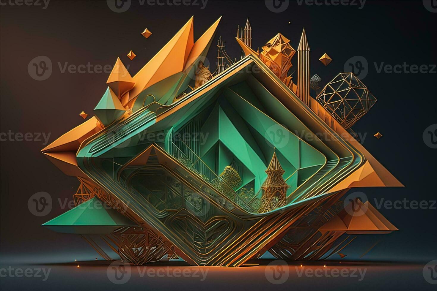 abstract background with colors, creative Design. ai generated photo