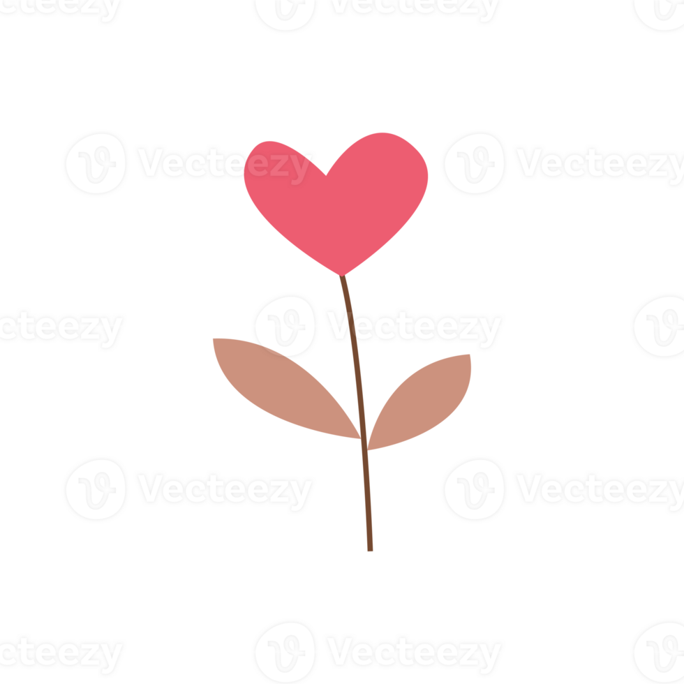 illustration of love flower 27678887 PNG