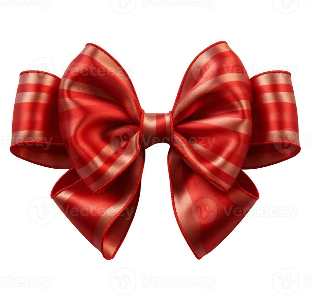 gift bow on a transparent background Png clipart AI Generated photo