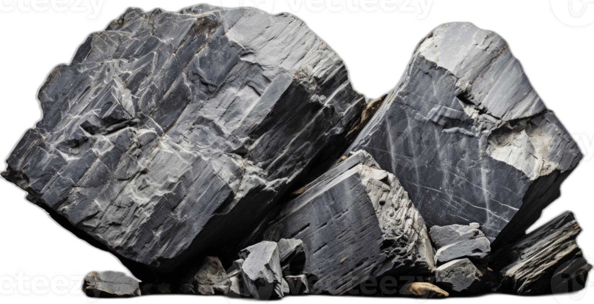 Rock stone AI Generated png