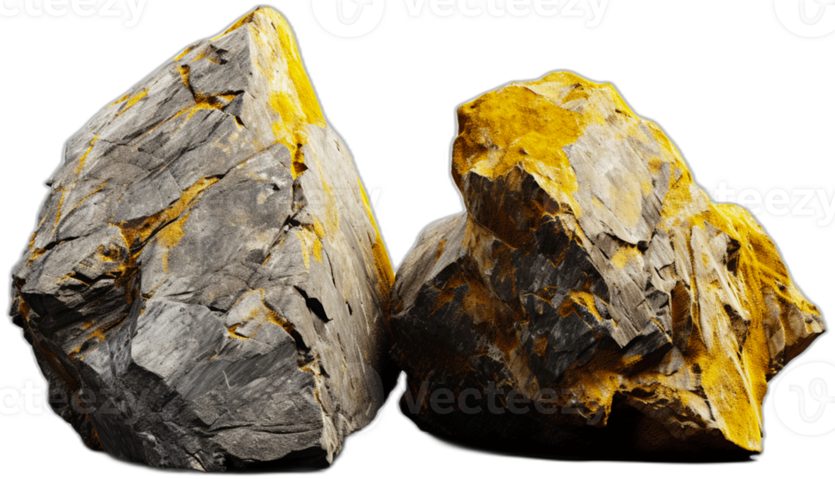 Rock stone AI Generated png