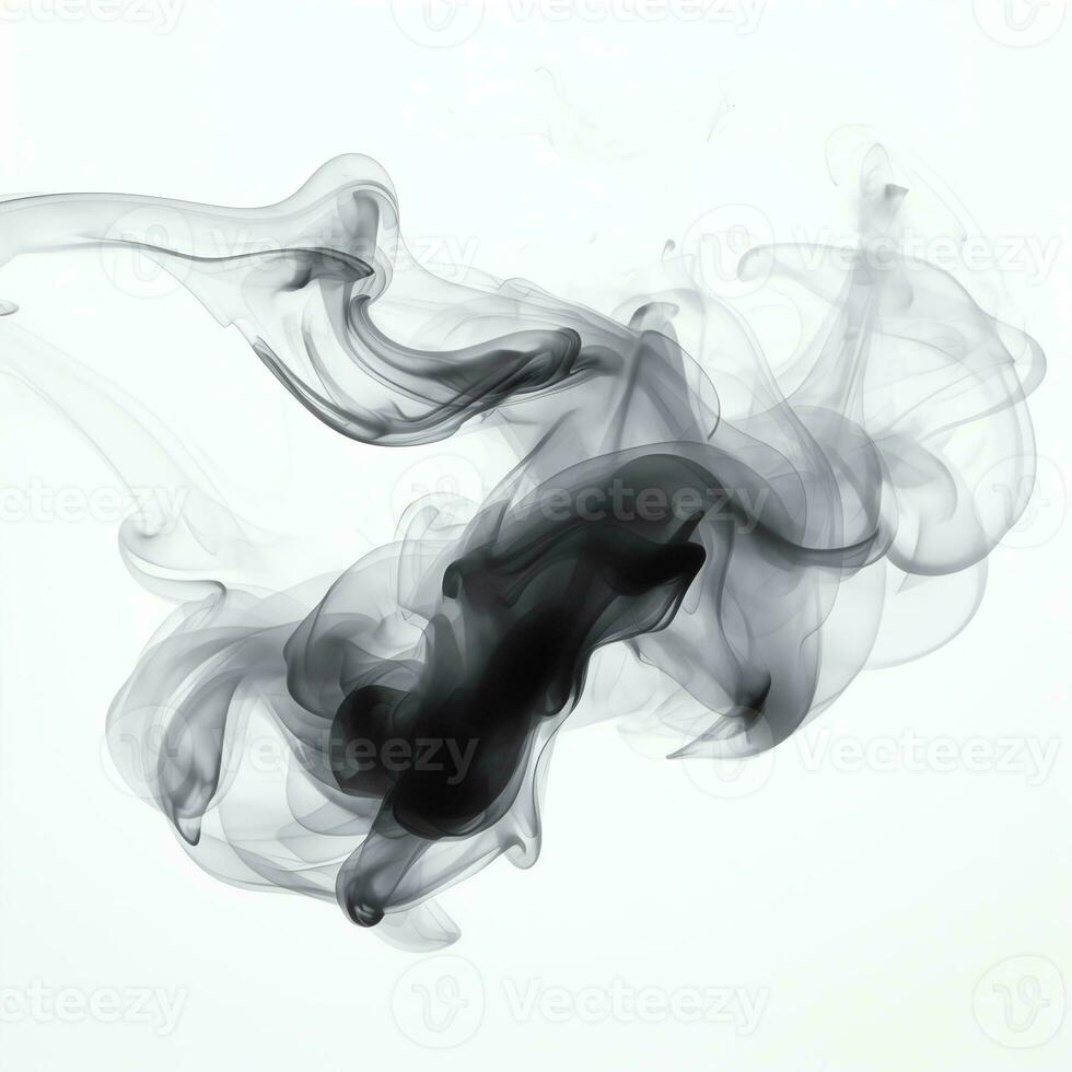 smoke in white background surrealistic photo
