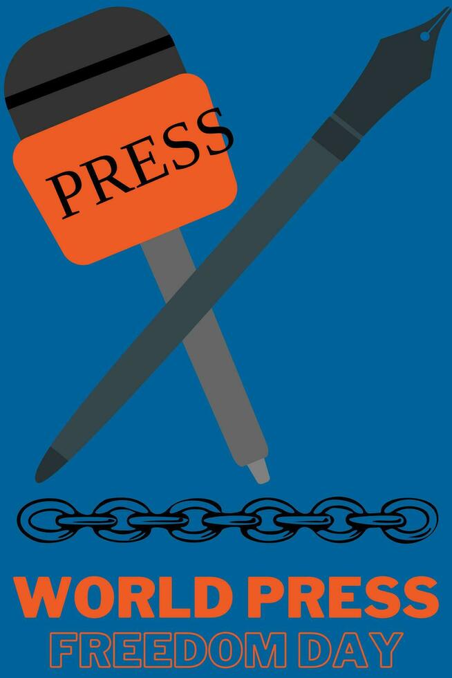 World Press Freedom Day illustration vector