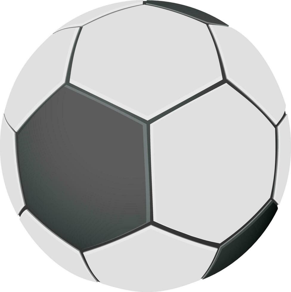 Illustration of soccer or football icon. vector