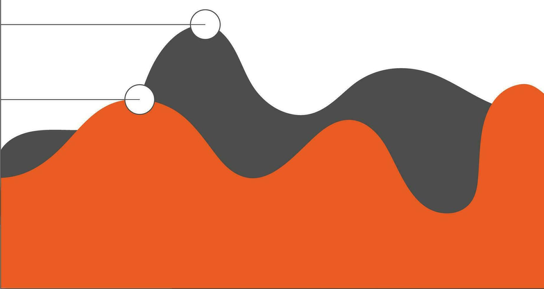 Two color style of map icon for brochure concept. vector