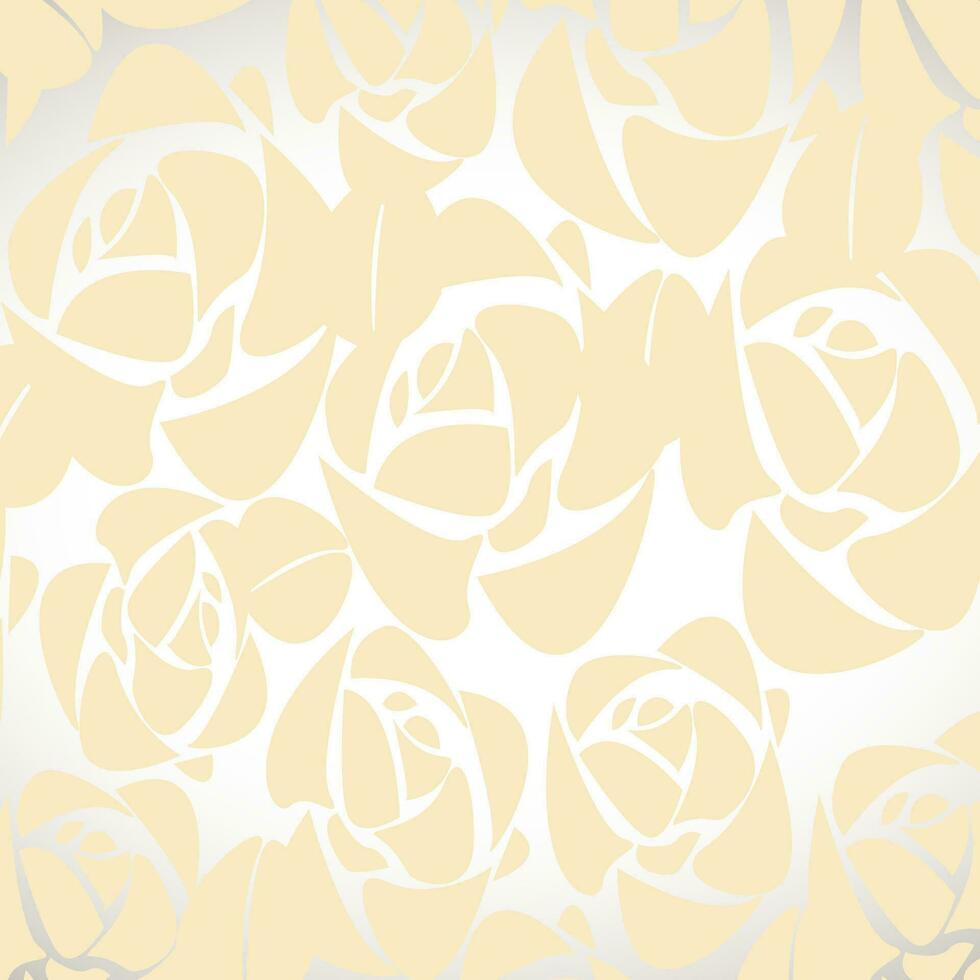 Illustration of rose decorated background. vector