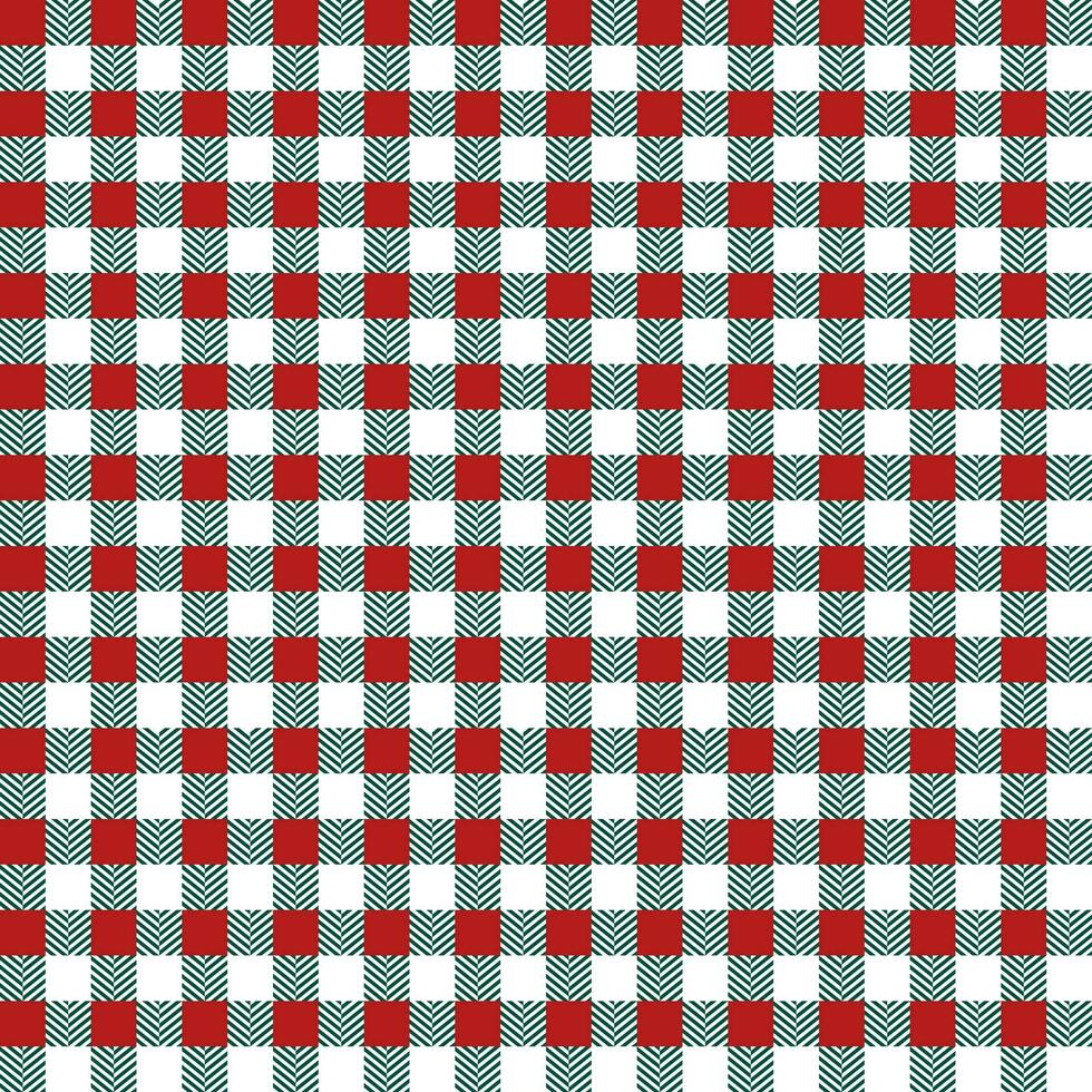 Christmas plaid pattern with herringbone pattern inside background. plaid pattern background. plaid background. Seamless pattern. for backdrop, decoration, gift wrapping, gingham tablecloth, blanket vector