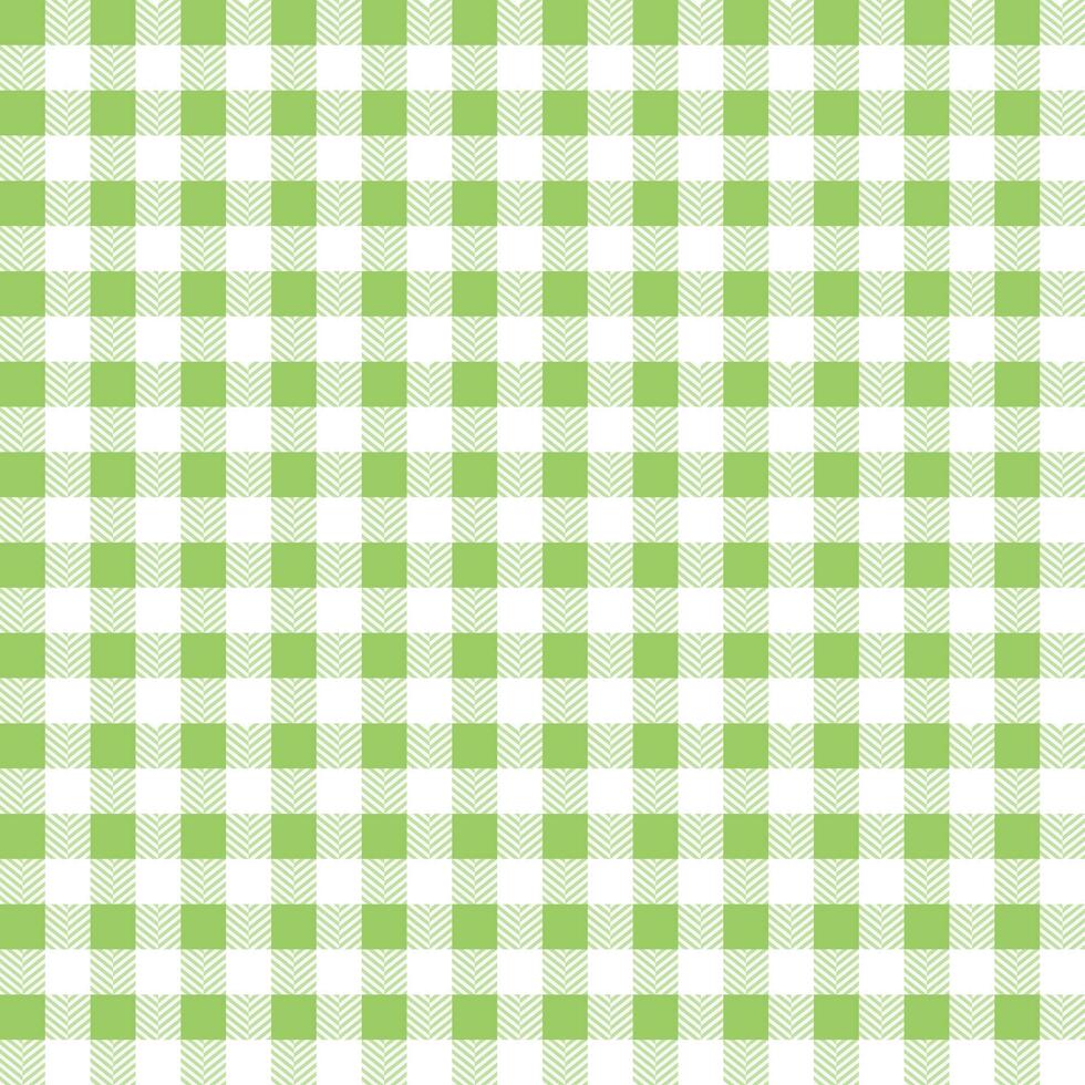 Light green plaid pattern with herringbone pattern inside background. plaid pattern background. plaid background. Seamless pattern. for backdrop, decoration, gift wrapping, gingham tablecloth, blanket vector
