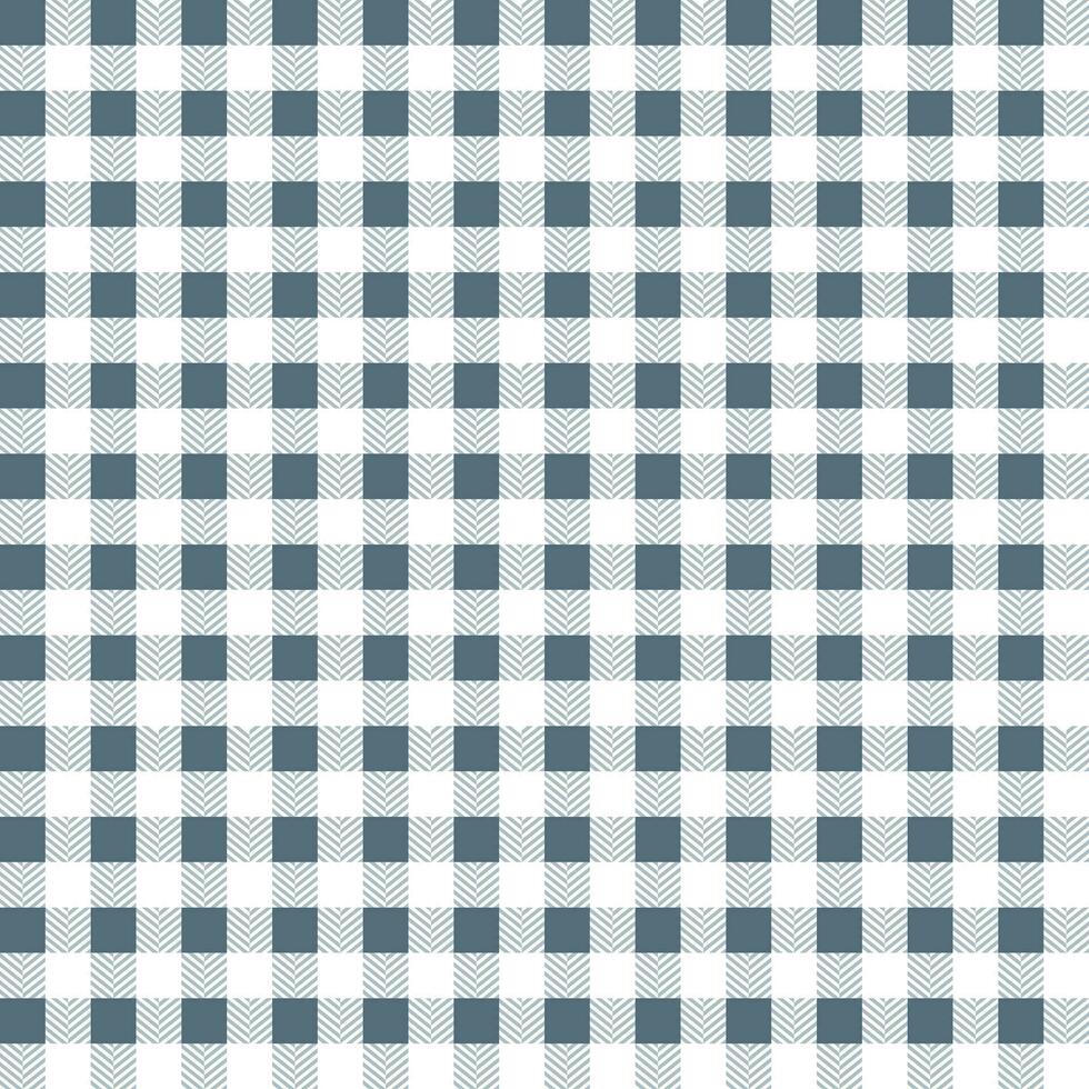 Grey plaid pattern with herringbone pattern inside background. plaid pattern background. plaid background. Seamless pattern. for backdrop, decoration, gift wrapping, gingham tablecloth, blanket vector